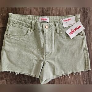 Wrangler Women's Light Green Jean Shorts, s.4/27